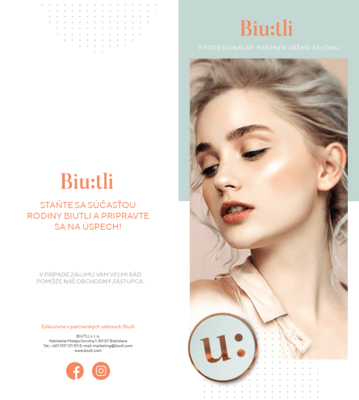 akviziční letak Biutli