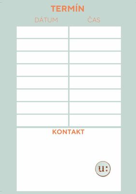 Objednávkové kartičky pro zákazníky