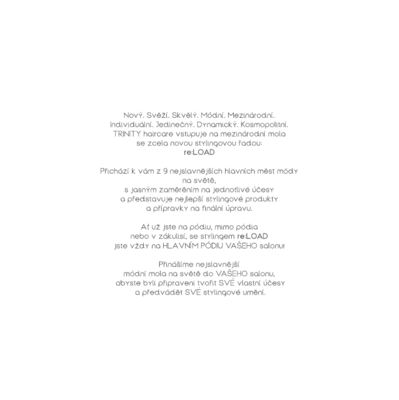 TRINITY BROCHURE RELOAD STYLING CZ