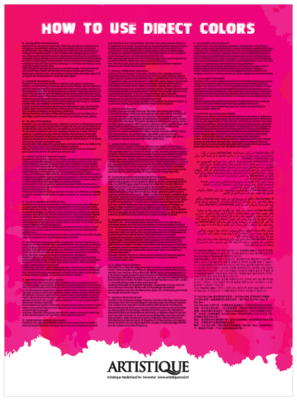 Vzorokovník farieb FREAK DIRECT COLORS