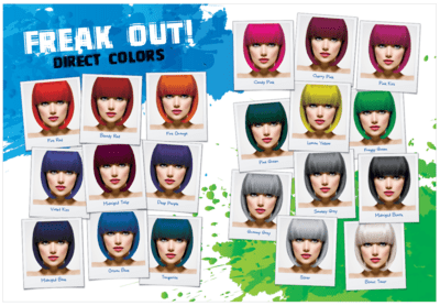 Vzorokovník farieb FREAK DIRECT COLORS