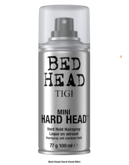 TIGI BED HEAD HAIRSPRAY HARD HEAD MINI 100ML